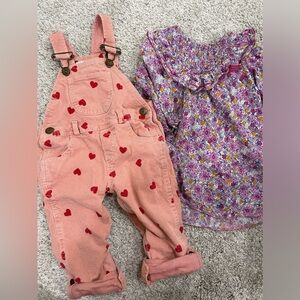 Valentine bundle, dotty dungarees